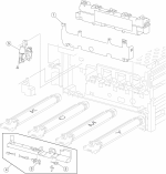 HP parts picture diagram for 40X3713