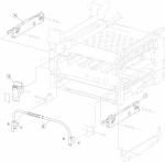 HP parts picture diagram for 40X3721