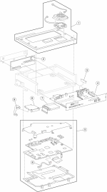 HP parts picture diagram for 40X3804