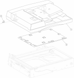 HP parts picture diagram for 40X3879