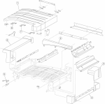 HP parts picture diagram for 40X3894