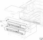 HP parts picture diagram for 40X3915