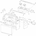 HP parts picture diagram for 40X3988