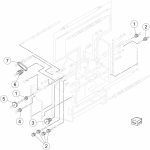 HP parts picture diagram for 40X4004