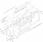 HP parts picture diagram for 40X4009