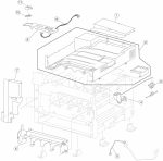 HP parts picture diagram for 40X4089