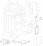 HP parts picture diagram for 40X4154