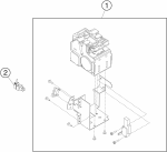 HP parts picture diagram for 40X4641