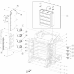 HP parts picture diagram for 40X4872
