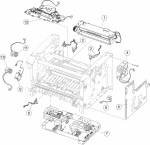HP parts picture diagram for 40X5056