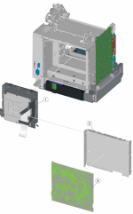 HP parts picture diagram for 40X5154