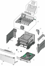 HP parts picture diagram for 40X5168
