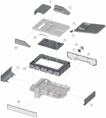 HP parts picture diagram for 40X5193