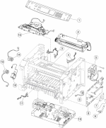HP parts picture diagram for 40X5345