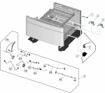 HP parts picture diagram for 40X5414
