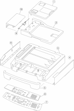 HP parts picture diagram for 40X5627