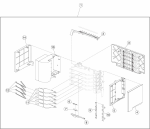 HP parts picture diagram for 40X5709