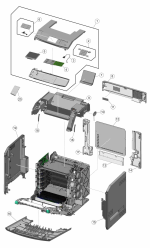 HP parts picture diagram for 40X5988