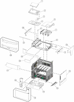 HP parts picture diagram for 40X6308