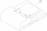 HP parts picture diagram for 40X6481