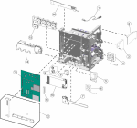 HP parts picture diagram for 40X6501