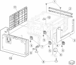 HP parts picture diagram for 40X6583