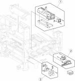 HP parts picture diagram for 40X6594