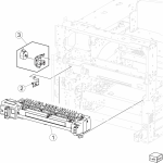HP parts picture diagram for 40X6631