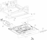 HP parts picture diagram for 40X6651