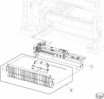 HP parts picture diagram for 40X6656
