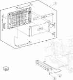HP parts picture diagram for 40X6700