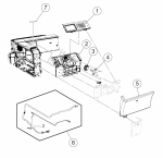 HP parts picture diagram for 40X6990