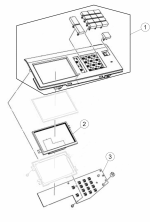 HP parts picture diagram for 40X7059