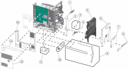 HP parts picture diagram for 40X7105