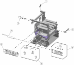 HP parts picture diagram for 40X7134