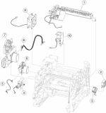HP parts picture diagram for 40X7576