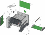 HP parts picture diagram for 40X7611