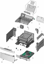 HP parts picture diagram for 40X7632