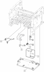HP parts picture diagram for 40X7795