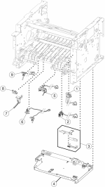 HP parts picture diagram for 40X7797