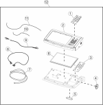 HP parts picture diagram for 40X7881