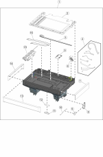 HP parts picture diagram for 40X7885