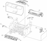HP parts picture diagram for 40X8026