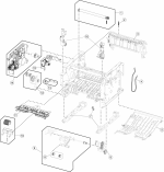 HP parts picture diagram for 40X8084