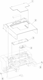 HP parts picture diagram for 40X8131