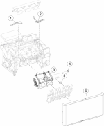 HP parts picture diagram for 40X8134