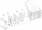 HP parts picture diagram for 40X8243