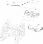 HP parts picture diagram for 40X8503