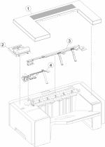 HP parts picture diagram for 40X8712