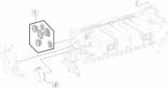 HP parts picture diagram for 40X8752